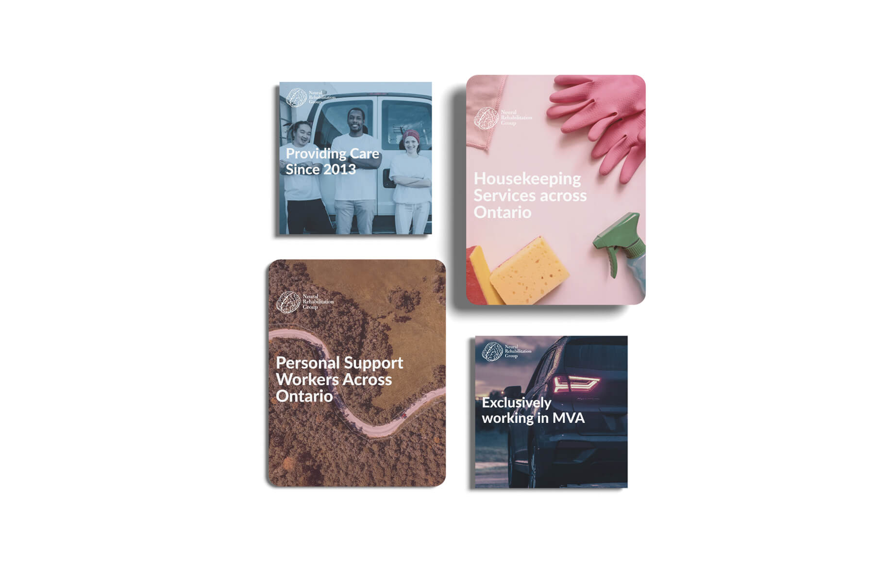 Neural Rehab Group social media and marketing design