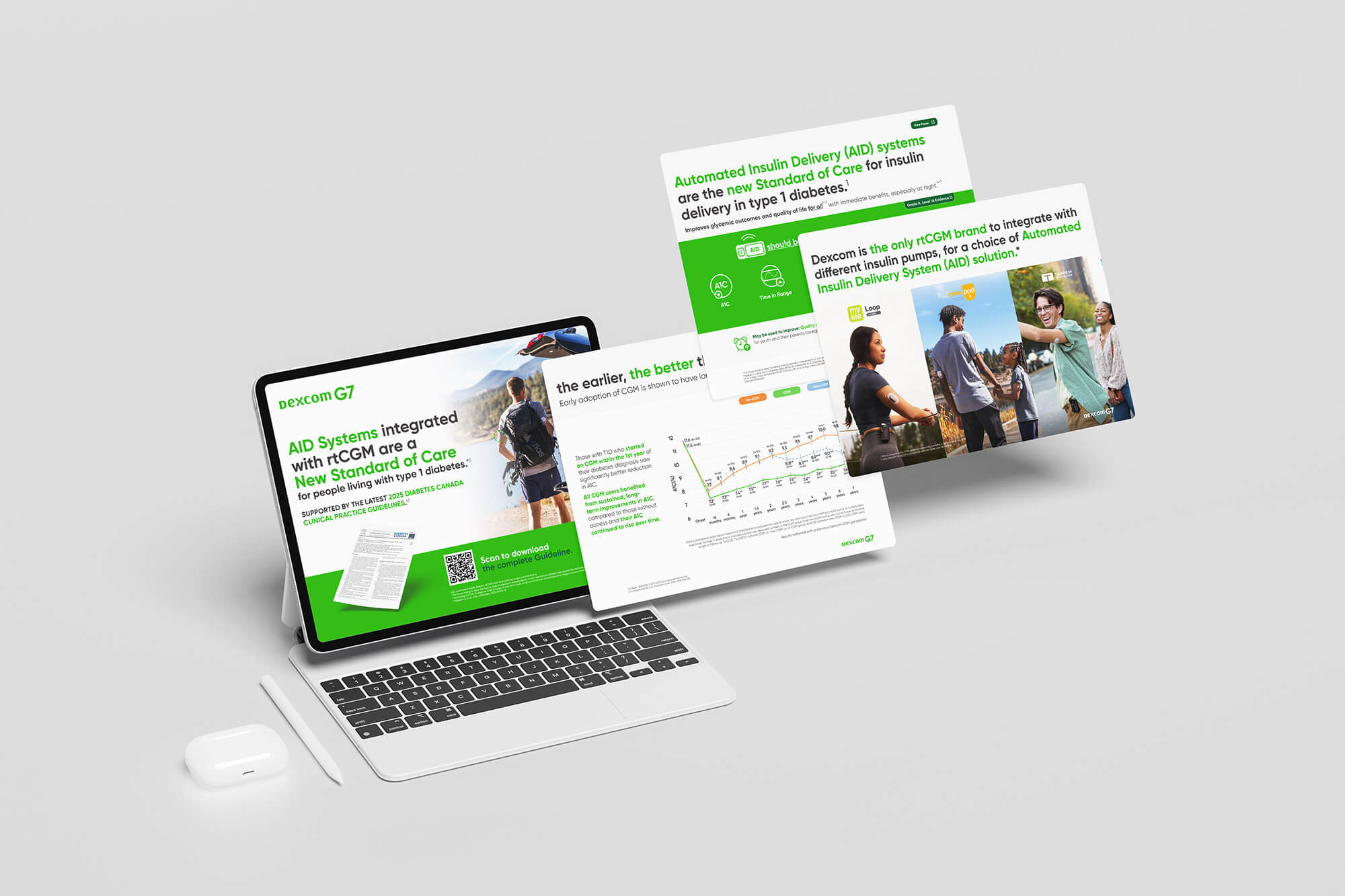 Dexcom iPad sales presentation mockup thumbnail