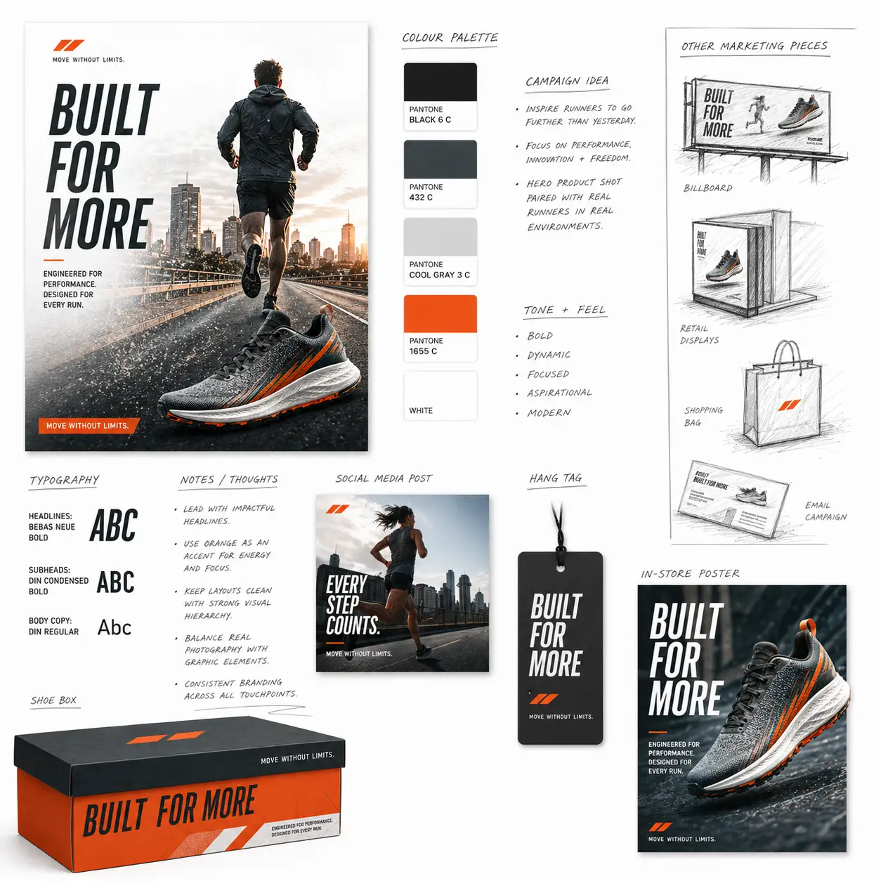 Brand identity and print design system for landscape design business
