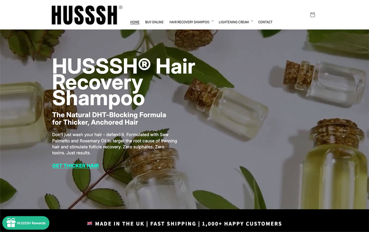 Shopify Plus health and beauty store design